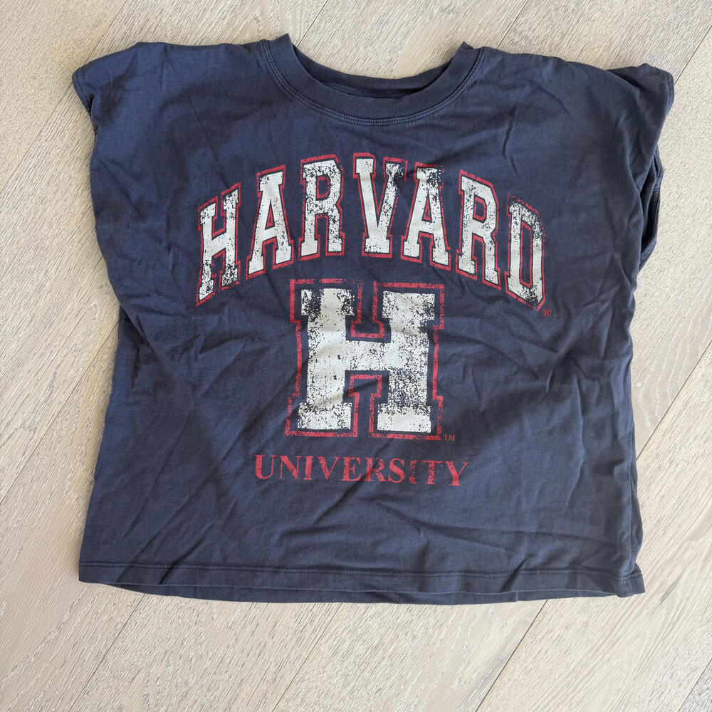 Zara Harvard University Graphic T-Shirt